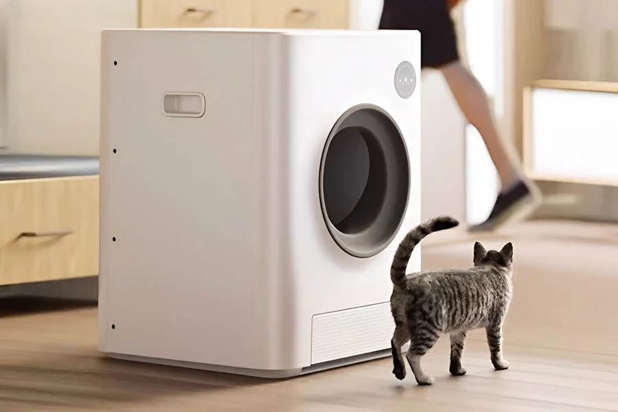 auto scoop litter box